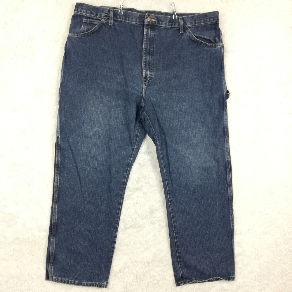 Dickies Mens Jeans Carpenter Blue Denim Workwear Medium Wash 44x30